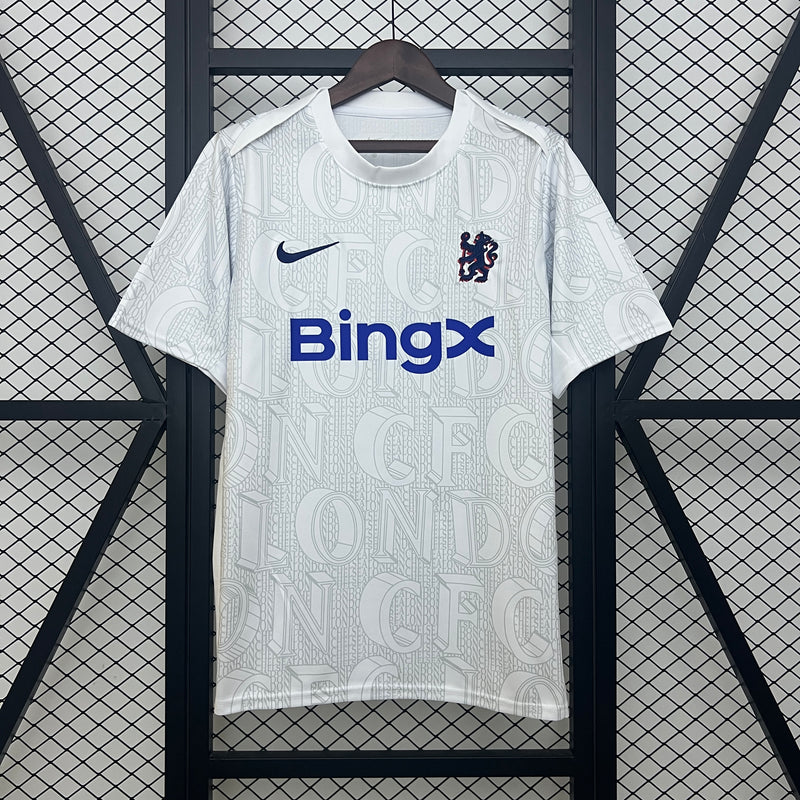 Camisa do Chelsea Treino 25/26 Torcedor Branca