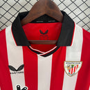 Camisa do Athletico Bilbao I 25/26 Torcedor Vermelha e Branca