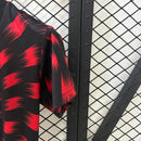Camisa Feminina do Flamengo Pré-jogo 25/26 Torcedor Preto e Vermelho