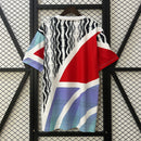 Camisa do Arsenal Pré-Jogo 24/25 Torcedor Vermelho e Branco