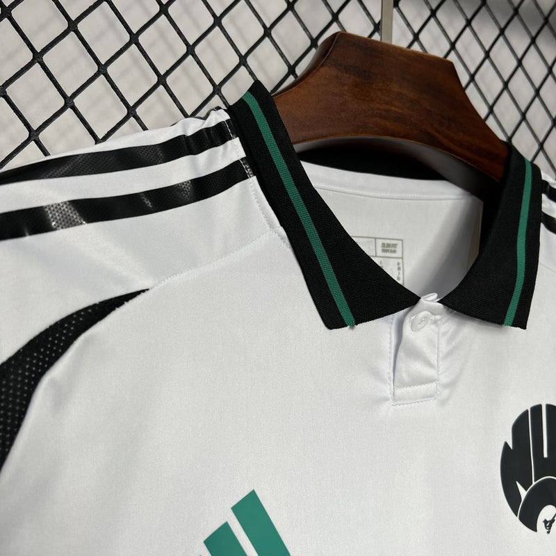 Camisa do Newcastle United III 24/25 Torcedor Branca e Verde