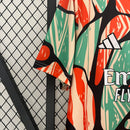 Camisa do Arsenal Pré-Jogo 24/25 Torcedor Vermelha e Verde