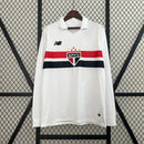 Camisa do São Paulo I Manga Longa 24/25 Torcedor Branca