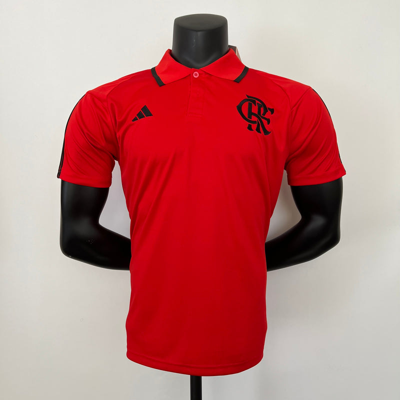 Camisa do Flamengo Polo Vermelha 23/24 Torcedor
