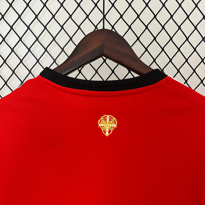 Camisa do Athletico Bilbao I 24/25 Torcedor Vermelha e Branca