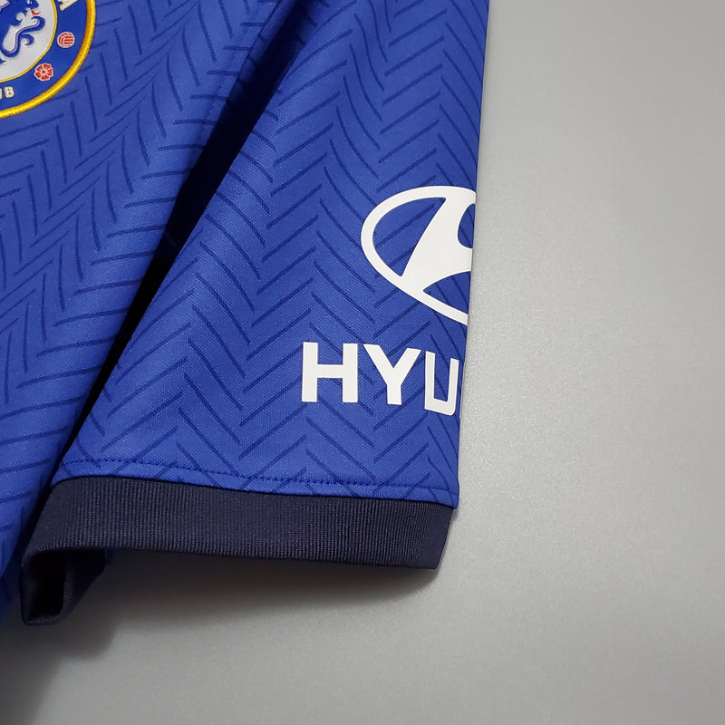Camisa do Chelsea I 20/21 Torcedor Azul