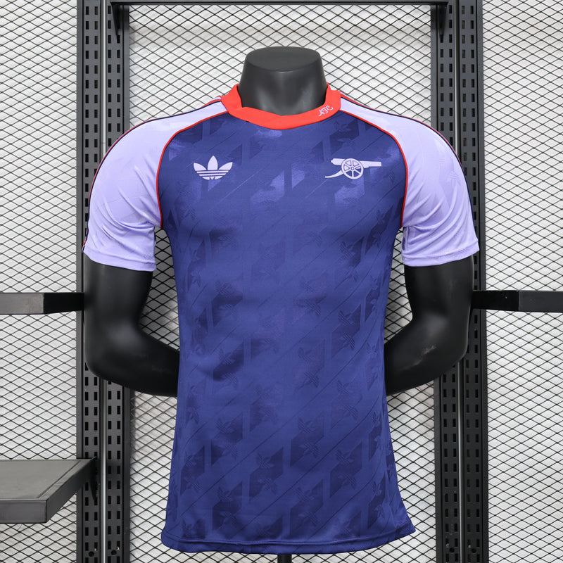 Camisa do Arsenal Edição Especial 24/25 JOGADOR Roxa