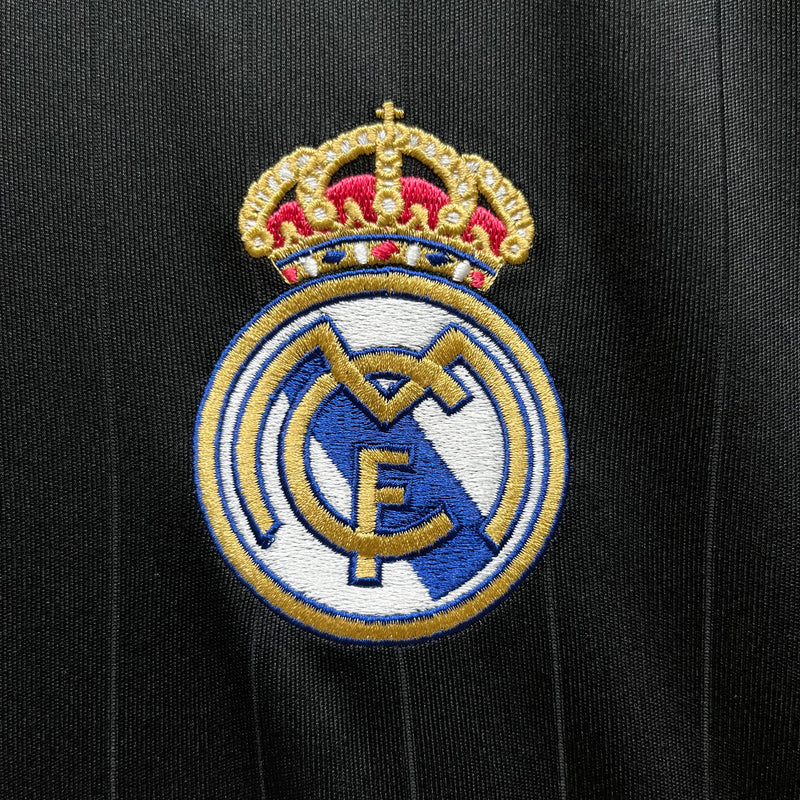 Camisa do Real Madrid II 06/07 Torcedor Preta RETRO