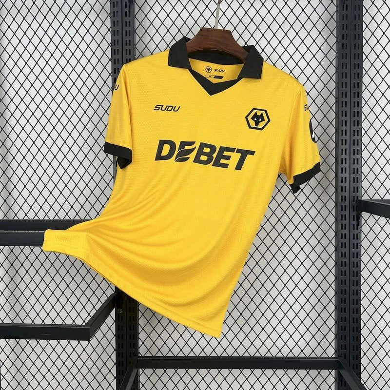 Camisa do Wolves I 25/26 Torcedor Amarela