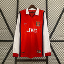 Camisa do Arsenal I Manga Longa 98/99 Torcedor RETRO