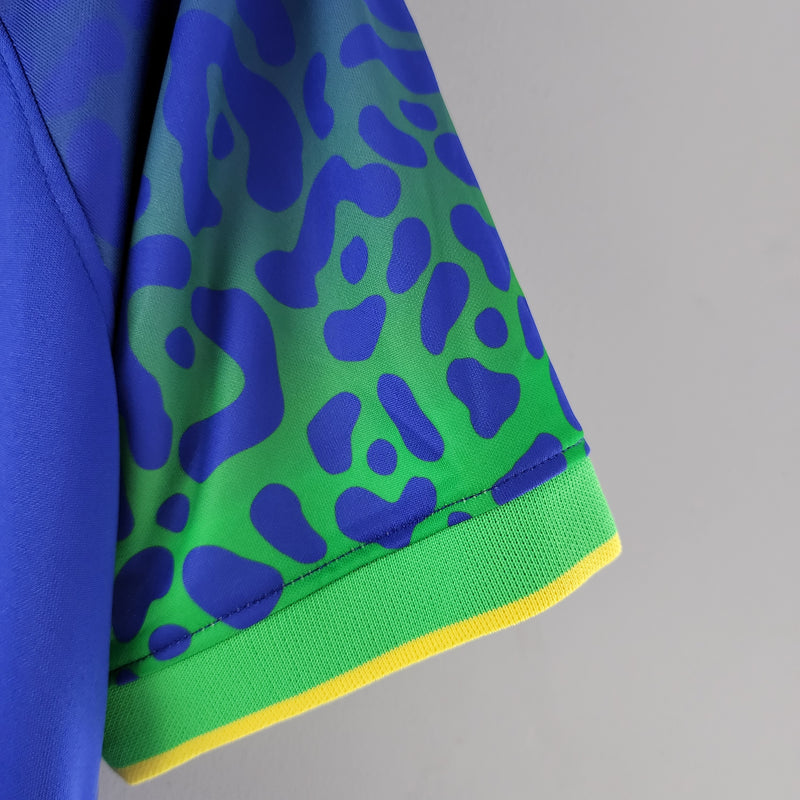 Camisa da Seleção Brasileira II 2022 Torcedor Azul
