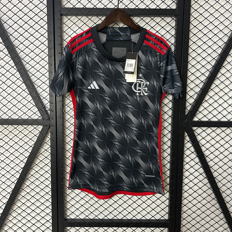 Camisa Feminina do Flamengo III 24/25 Torcedor Cinza