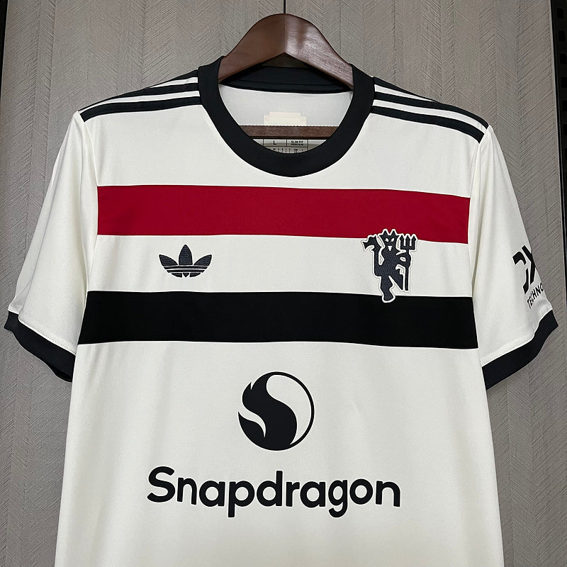 Camisa do Manchester United II 24/25 Torcedor Branca