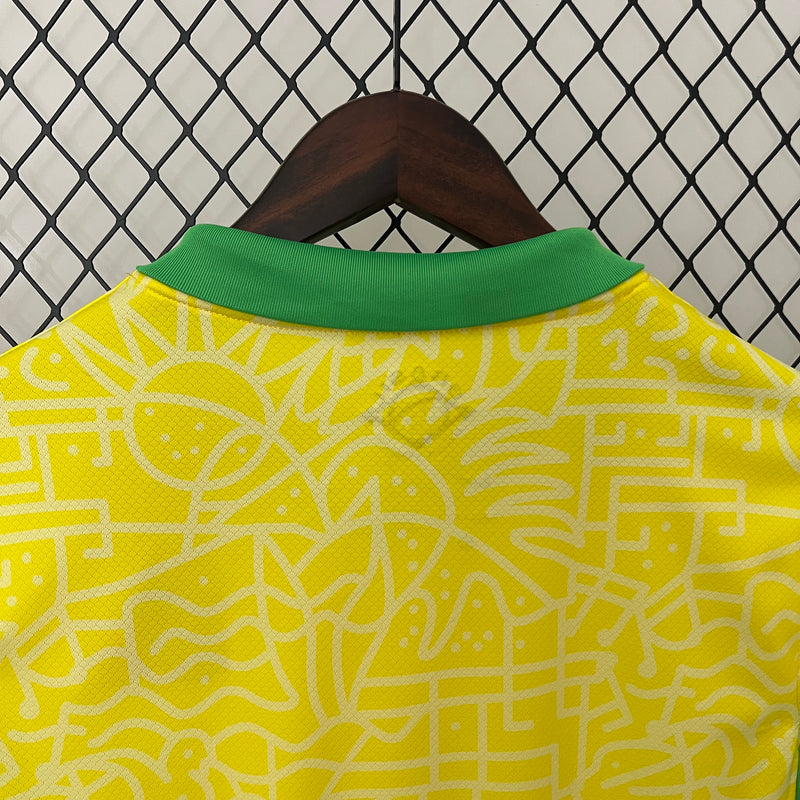 Camisa da Seleção Brasileira I 2024 Torcedor Amarela