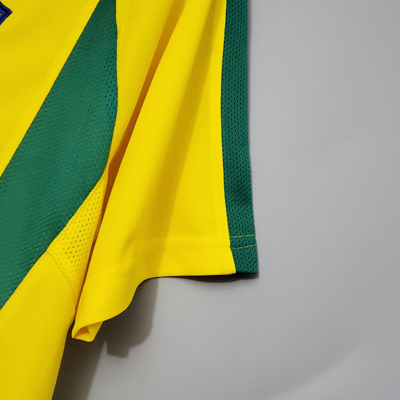Camisa da Seleção Brasileira I 2002 Torcedor RETRO