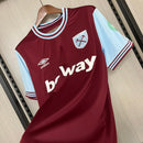 Camisa do West Ham United I 24/25 Torcedor Vermelha