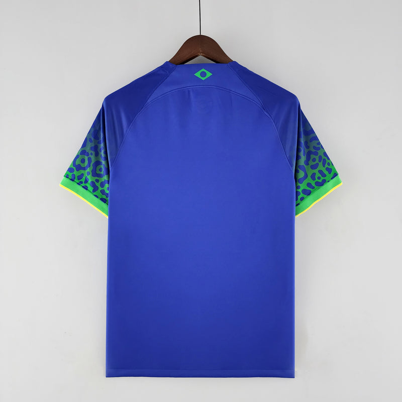 Camisa da Seleção Brasileira II 2022 Torcedor Azul