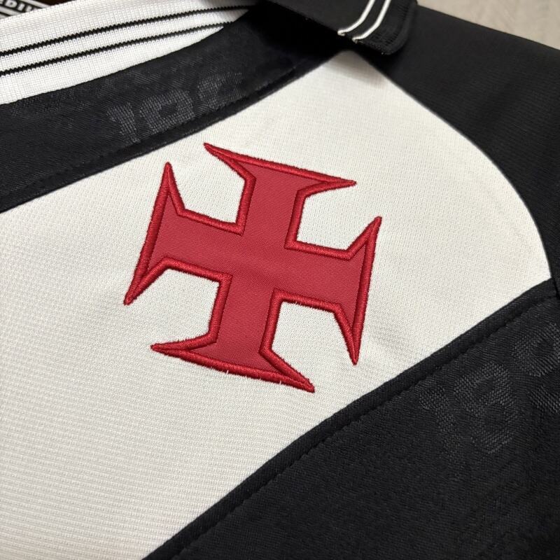 Camisa do Vasco I 25/26 Torcedor Preta