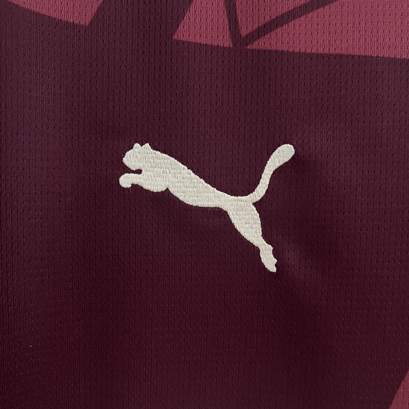 Camisa do Manchester City III 24/25 Torcedor Vermelha