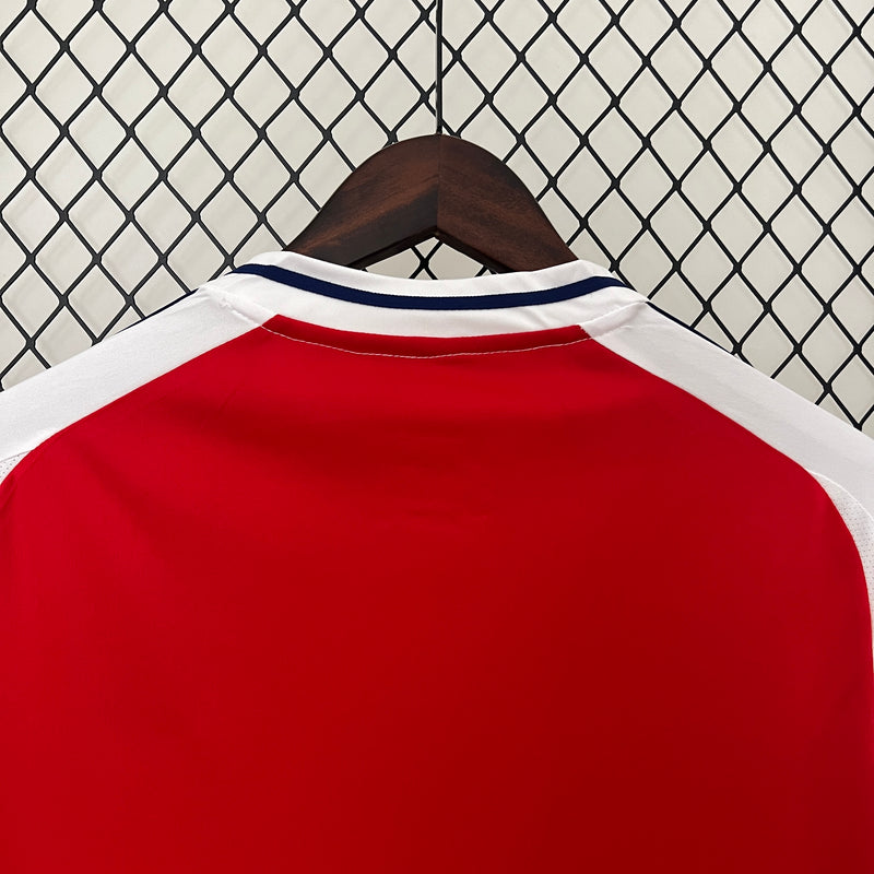 Camisa do Arsenal I 24/25 Torcedor Vermelha