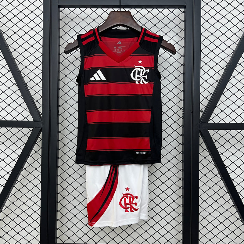 Kit infantil do Flamengo I 25/26 Torcedor Regata