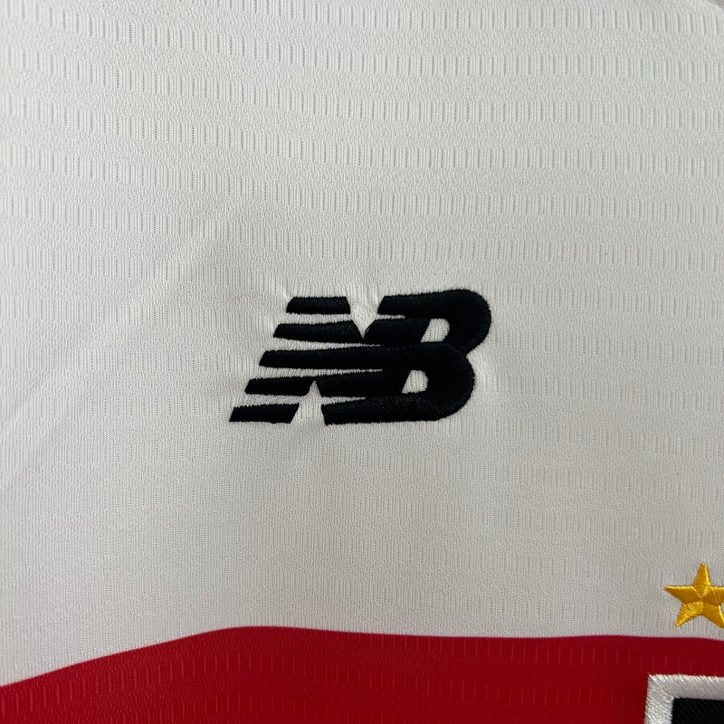 Camisa do São Paulo I Manga Longa 24/25 Torcedor Branca
