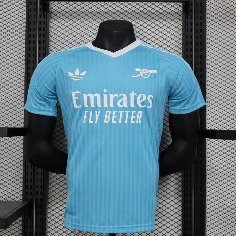 Camisa do Arsenal Edição Especial 24/25 JOGADOR Azul
