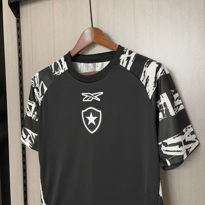 Camisa do Botafogo Pré-Jogo 25/26 Torcedor Preta