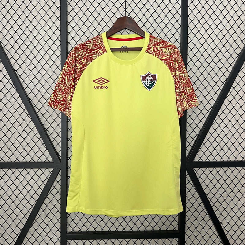 Camisa do Fluminense Treino 24/25 Torcedor Amarela