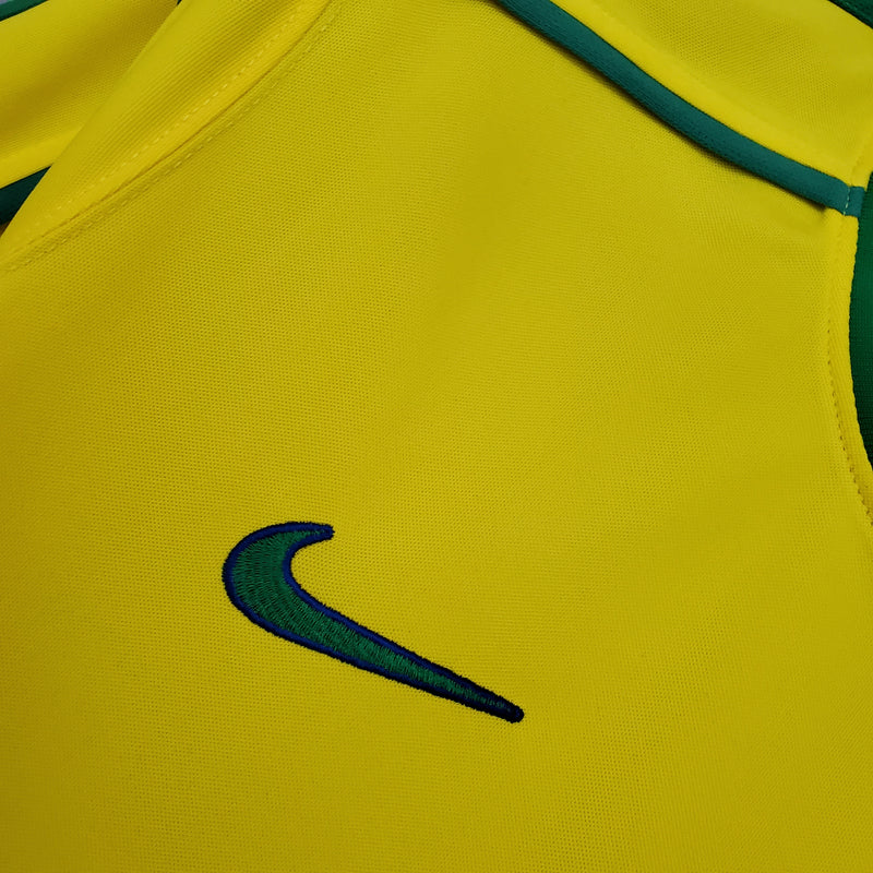 Camisa da Seleção Brasileira I 1998 Torcedor RETRO