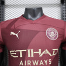 Camisa do Manchester City III 24/25 JOGADOR Vermelha