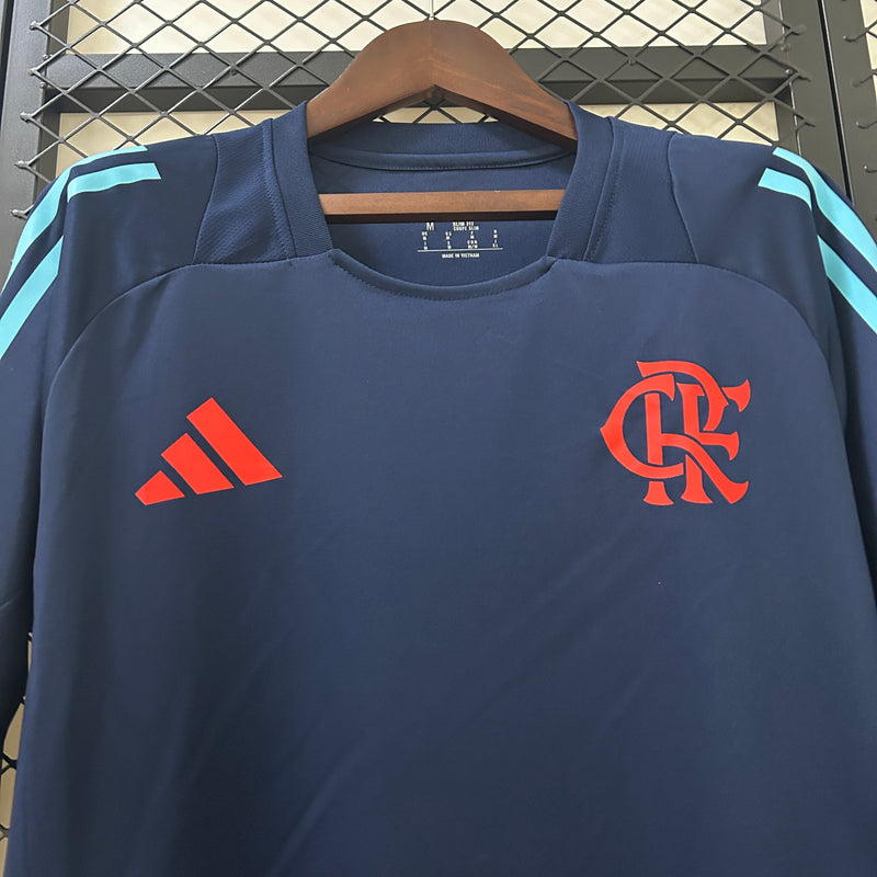 Camisa do Flamengo Treino 25/26 Torcedor Azul Escuro