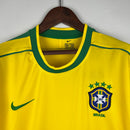 Camisa da Seleção Brasileira I Manga Longa 1998 Torcedor RETRO