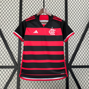 Camisa Feminina do Flamengo I 24/25 Torcedor Preto e Vermelho