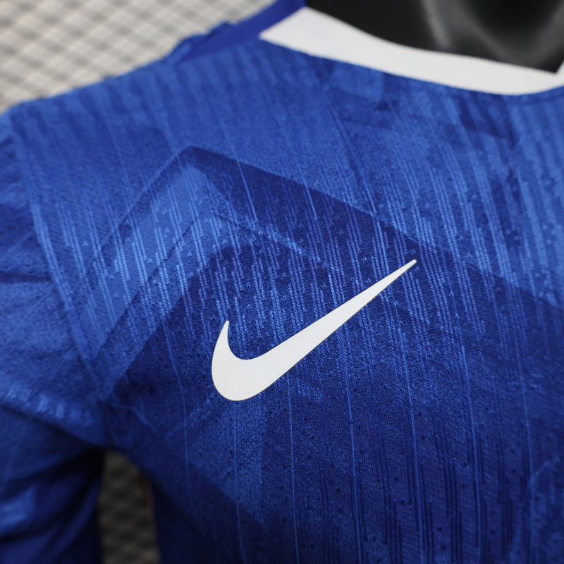 Camisa do Chelsea I 25/26 JOGADOR Azul