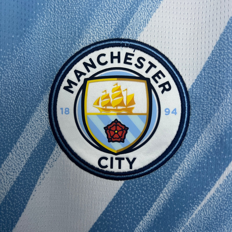 Camisa do Manchester City I 25/26 Torcedor Azul