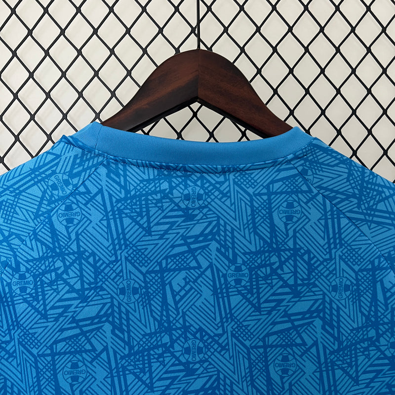 Camisa do Gremio Goleiro 24/25 Torcedor Azul Claro