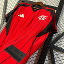 Camisa do Flamengo Baseball 25/26 Torcedor Preta e Vermelha
