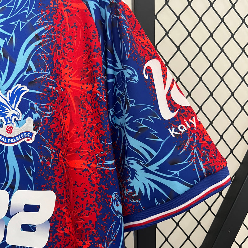 Camisa do Crystal Palace I 24/25 Torcedor Azul e Vermelho