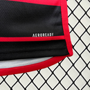 Camisa Feminina do Flamengo I 24/25 Torcedor Preto e Vermelho