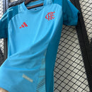 Camisa Feminina do Flamengo Treino 25/26 Torcedor Azul