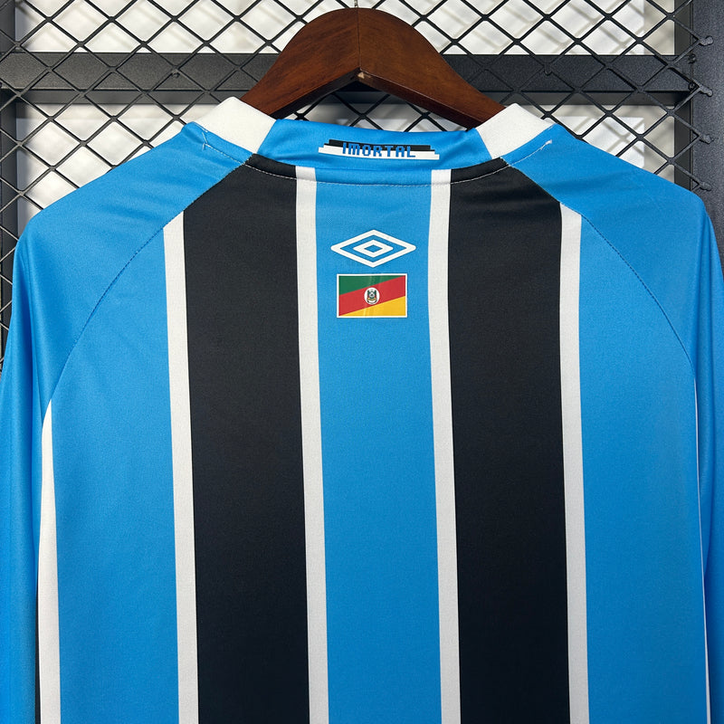 Camisa do Gremio I Manga Longa 25/26 Torcedor Tricolor