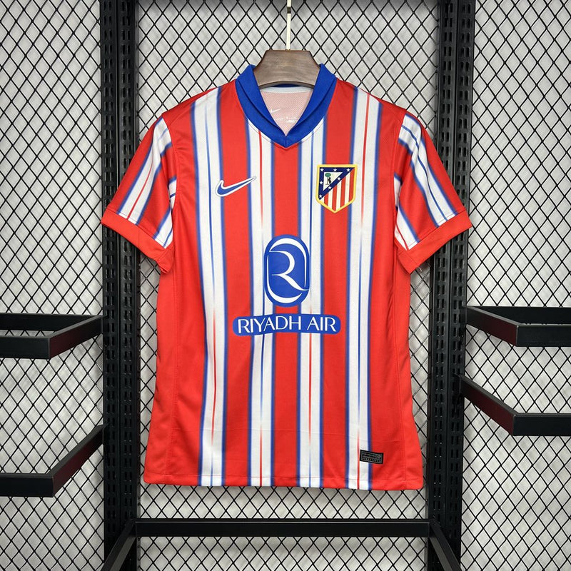 Camisa do Atlético Madrid I 24/25 Torcedor Vermelha e Branca