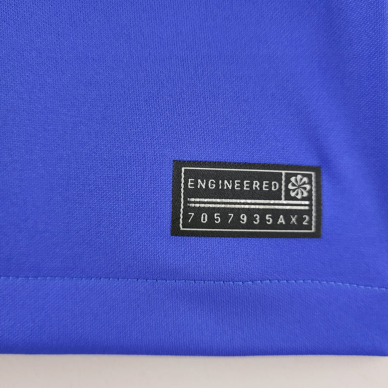 Camisa da Seleção Brasileira II 2022 Torcedor Azul