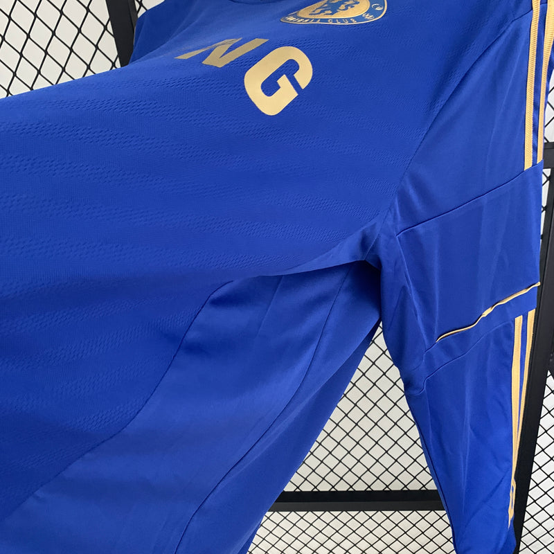 Camisa do Chelsea I Manga Longa 12/13 Torcedor RETRO