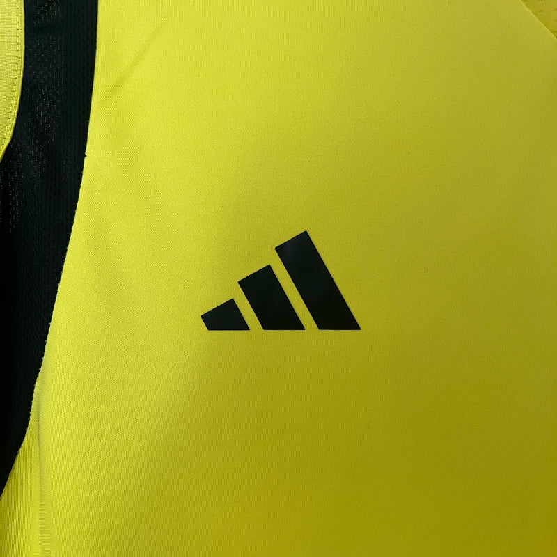 Camisa Regata do Flamengo Treino 24/25 Torcedor Amarela