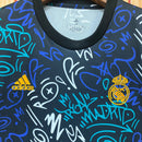 Camisa do Real Madrid Treino 22/23 Azul e Branco