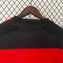 Camisa do Flamengo manga longa I 24/25 Torcedor Preto e Vermelho