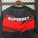 Camisa do São Paulo Treino 25/26 Torcedor Preto e Vermelho