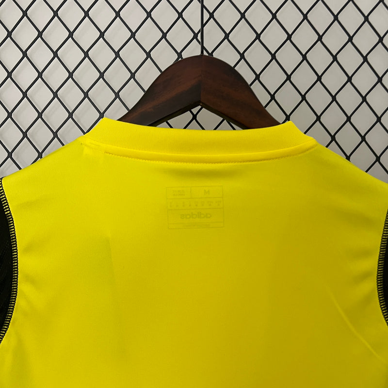 Camisa Regata do Flamengo Treino 24/25 Torcedor Amarela